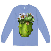 Colony Blue Blossfeldia Cactus Long Sleeve Tee - LillyAllenDesigns