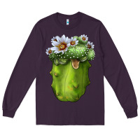 Plum Blossfeldia Cactus Long Sleeve Tee - LillyAllenDesigns