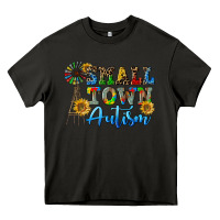 Asphalt small town autism Heavy Core Tee - CowGirlArtShop
