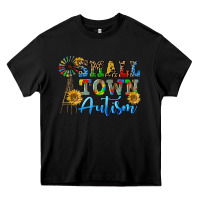 Black small town autism Heavy Core Tee - CowGirlArtShop