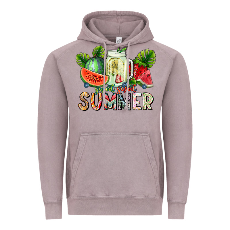 Sweet Sweet Summer Vintage Hoodie by CowhideDigitalArt | Teevron