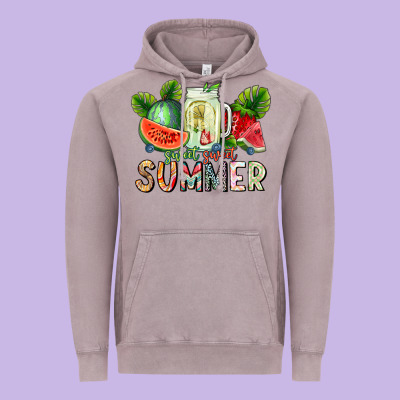 Sweet Sweet Summer Vintage Hoodie Designed By Cowhidedigitalart