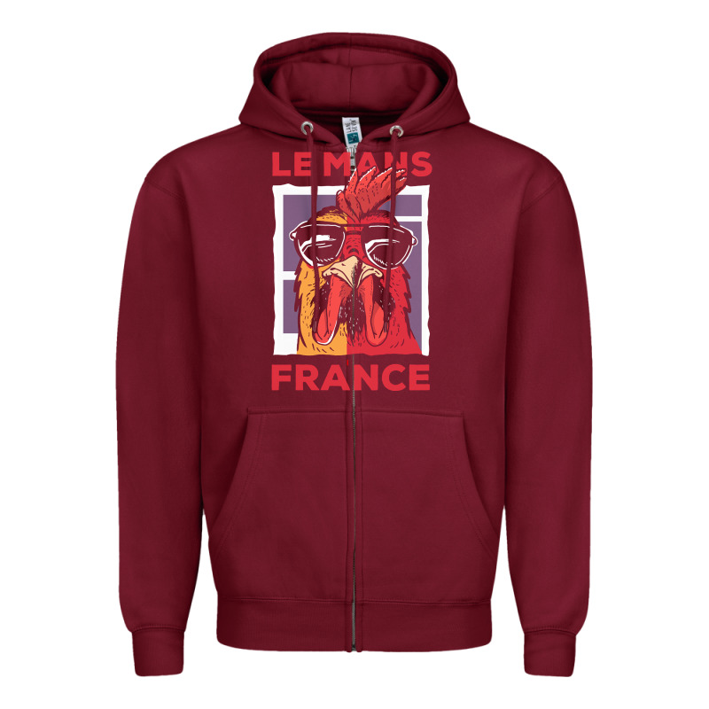 Le Mans T  Shirt Le Mans France Gallic Rooster T  Shirt Zipper Hoodie by linhVisuals | Teevron