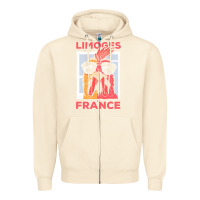 Sandshell limoges t  shirt limoges france gallic rooster t  shirt Zipper Hoodie - linhVisuals