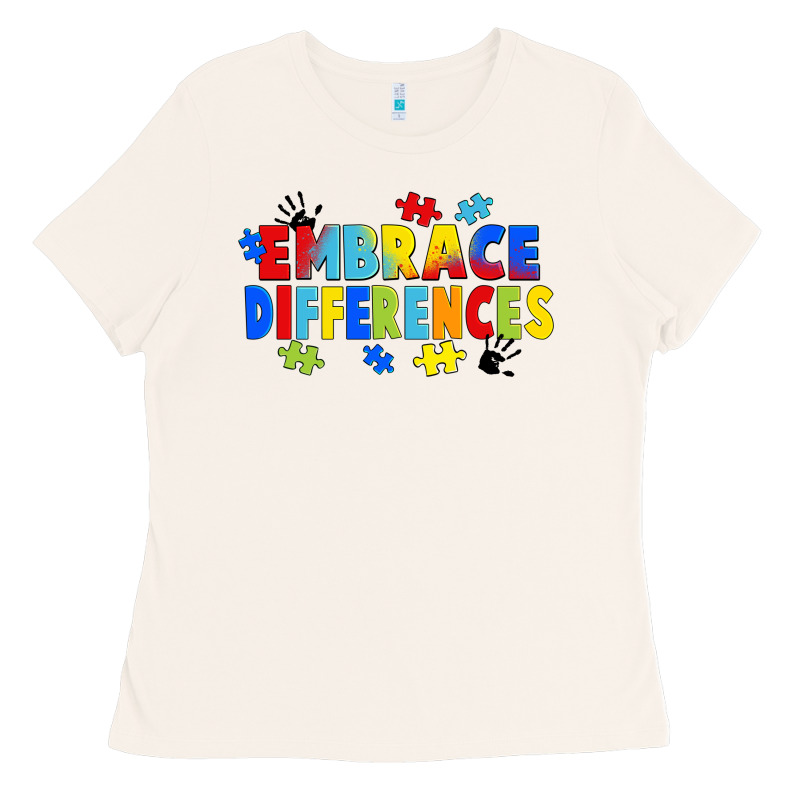 Embrace Differences Ladies Tee by FaDigitalArtStudio | Teevron