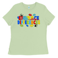 Matcha Embrace differences Ladies Tee - FaDigitalArtStudio