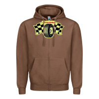 Chestnut firestone one racing Zipper Hoodie - linhVisuals