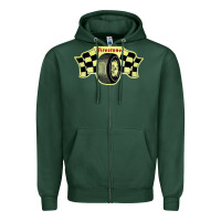 Sports Green firestone one racing Zipper Hoodie - linhVisuals