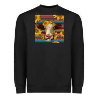 Black serape hereford coaster Heavyweight Sweatshirt - JahusDesignShop