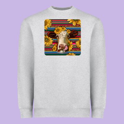 Serape Hereford Coaster Heavyweight Sweatshirt Designed By Jahusdesignshop