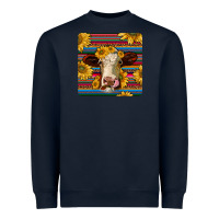 Navy serape hereford coaster Heavyweight Sweatshirt - JahusDesignShop