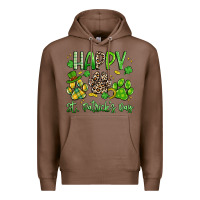 Chestnut happy st. patricks day paws Premium Hoodie - Artiststas