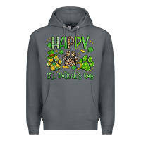 Rock happy st. patricks day paws Premium Hoodie - Artiststas