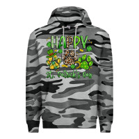 Slate Camo happy st. patricks day paws Premium Hoodie - Artiststas