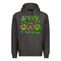 Smoke happy st. patricks day paws Premium Hoodie - Artiststas
