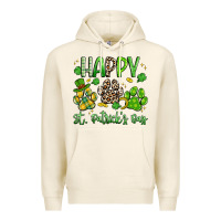 Tofu happy st. patricks day paws Premium Hoodie - Artiststas