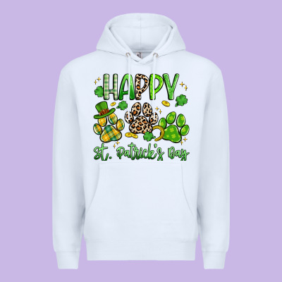 Happy St. Patricks Day Paws Premium Hoodie Designed By Artiststas
