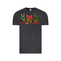 Vintage Black Peace Love Nutcrackers Vintage Tee - BundleAndBundleShop