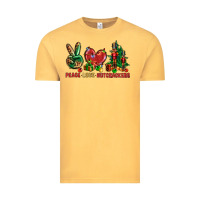 Vintage Mustard Peace Love Nutcrackers Vintage Tee - BundleAndBundleShop