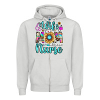 Dove Grey wife mom nurse Zipper Hoodie - JahusDesignShop