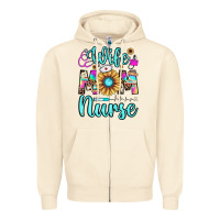Sandshell wife mom nurse Zipper Hoodie - JahusDesignShop