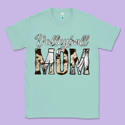 Volleyball  Mom Classic Tee Designed By Jasminsmagicworld