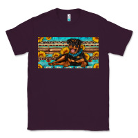 Plum rottweiler with sunflowers license plate Classic Tee - Artiststas