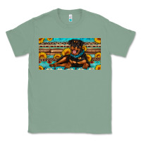 Sage rottweiler with sunflowers license plate Classic Tee - Artiststas