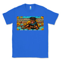 True Royal rottweiler with sunflowers license plate Classic Tee - Artiststas