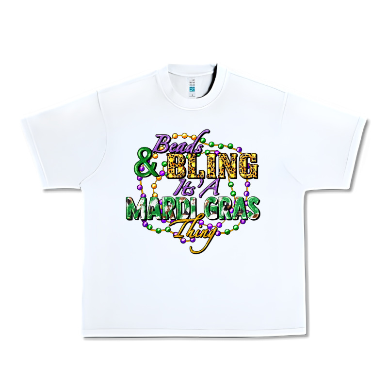 Heads And Bling It's' A Mardi Gras Thing Urban Heavy Tee by FaDigitalArtStudio | Teevron