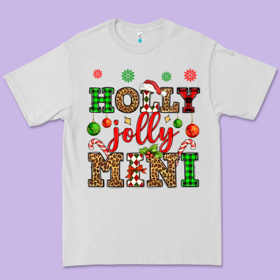 Holly Jolly Mini Premium Tee Designed By Oliviacreatesart