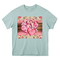 Arona cancer hearts Heavy Core Tee - CowGirlArtShop