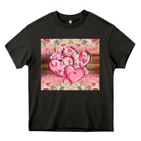 Asphalt cancer hearts Heavy Core Tee - CowGirlArtShop
