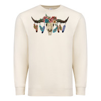Texas Longhorn Bull Skull Premium Sweatshirt | Teevron