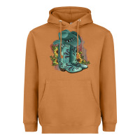 Meerkat Turquoise Cowboy Boots Heavyweight Hoodie - JahusDesignShop