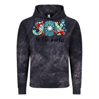 Cloud Black Joy to the World Vintage Hoodie - CowhideDigitalArt