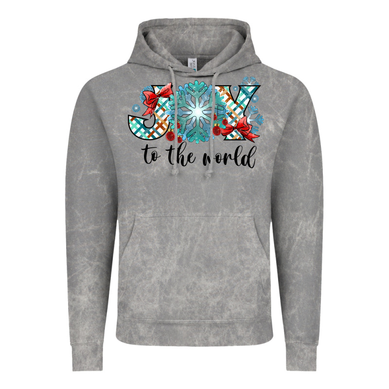 Joy To The World Vintage Hoodie by CowhideDigitalArt | Teevron