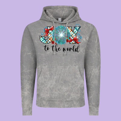 Joy To The World Vintage Hoodie Designed By Cowhidedigitalart