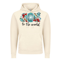 Vintage Artic Joy to the World Vintage Hoodie - CowhideDigitalArt