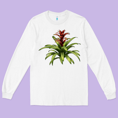 Bromeliads Long Sleeve Tee Designed By Lillyallendesigns