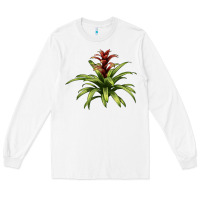 White Bromeliads Long Sleeve Tee - LillyAllenDesigns