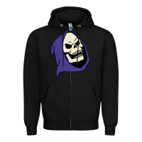 Black SKELETOR Zipper Hoodie - linhVisuals