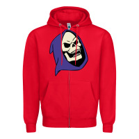 Red SKELETOR Zipper Hoodie - linhVisuals
