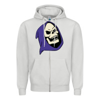 Dove Grey SKELETOR Zipper Hoodie - linhVisuals