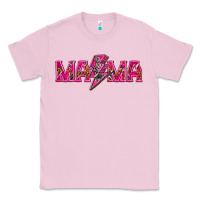 Bubblegum Pink Mama neon lightning bolt mother's day Classic Tee - HowdyJamesFarm