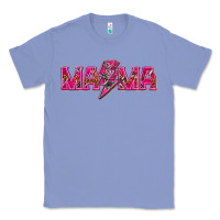 Colony Blue Mama neon lightning bolt mother's day Classic Tee - HowdyJamesFarm