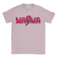 Mama Neon Lightning Bolt Mother's Day Classic Tee | Teevron