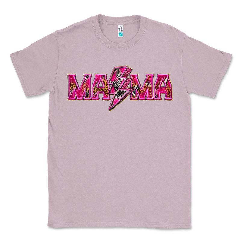 Mama Neon Lightning Bolt Mother's Day Classic Tee by HowdyJamesFarm | Teevron