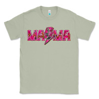 Matcha Mama neon lightning bolt mother's day Classic Tee - HowdyJamesFarm