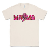 Natural Mama neon lightning bolt mother's day Classic Tee - HowdyJamesFarm